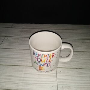 Applause Coffee Tea Cup Mug Remember You'll Always Be As Young As You Feel Print